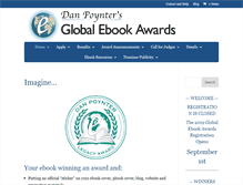 Tablet Screenshot of globalebookawards.com